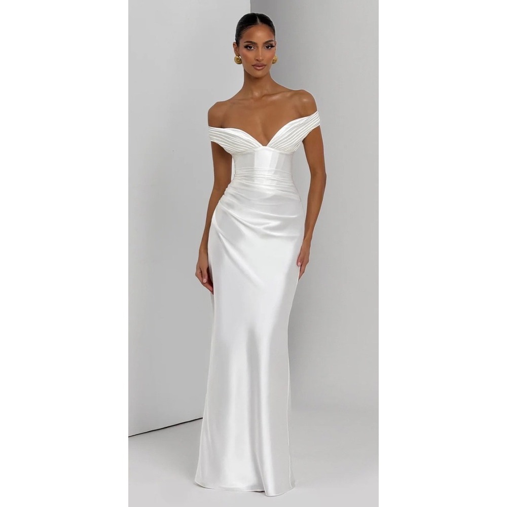 Babyboo Aurelia Maxi Dress Ivory Small New With Tags